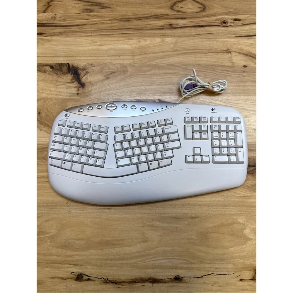 Ergonomic Design Logitech Office Comfort PS/2 Keyboard (Y-SY50) (SK-6300)